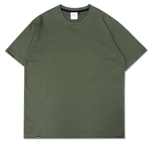 ～大きいサイズ～ハイパウンドバージョン2.0-OVERSIZEショートTシャツ "ミリタリーグリーン"